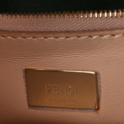 Fendi Vitello Grace Intreccio Mini Peekaboo Iconic Satchel Light Rose 6 of 9