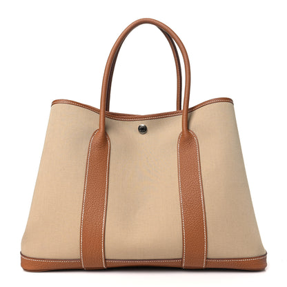 Hermes Toile Negonda Garden Party 30 TPM Trench Gold 1 of 10