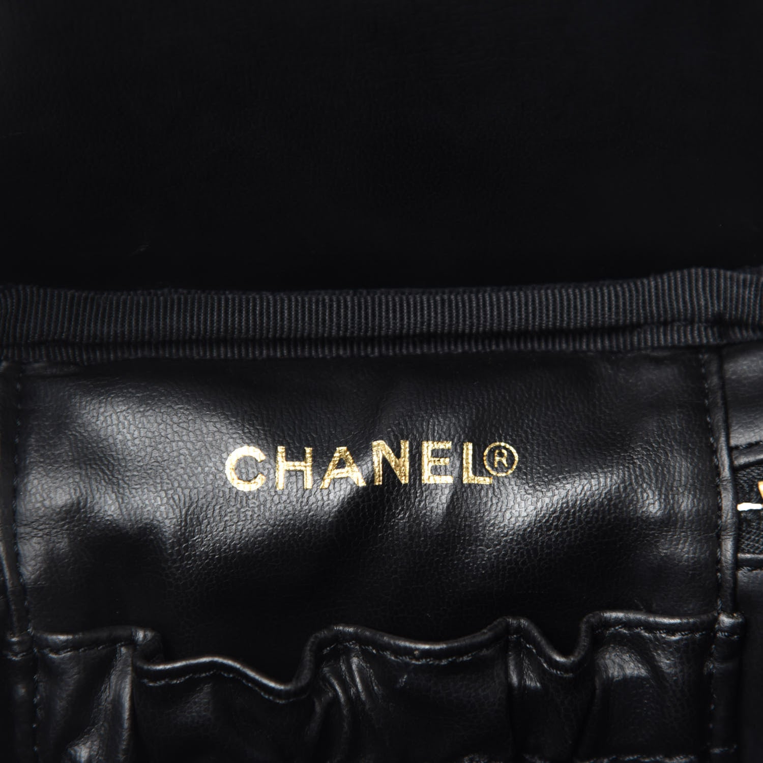 Chanel Caviar Cosmetic Vanity Bag Black 6 of 8
