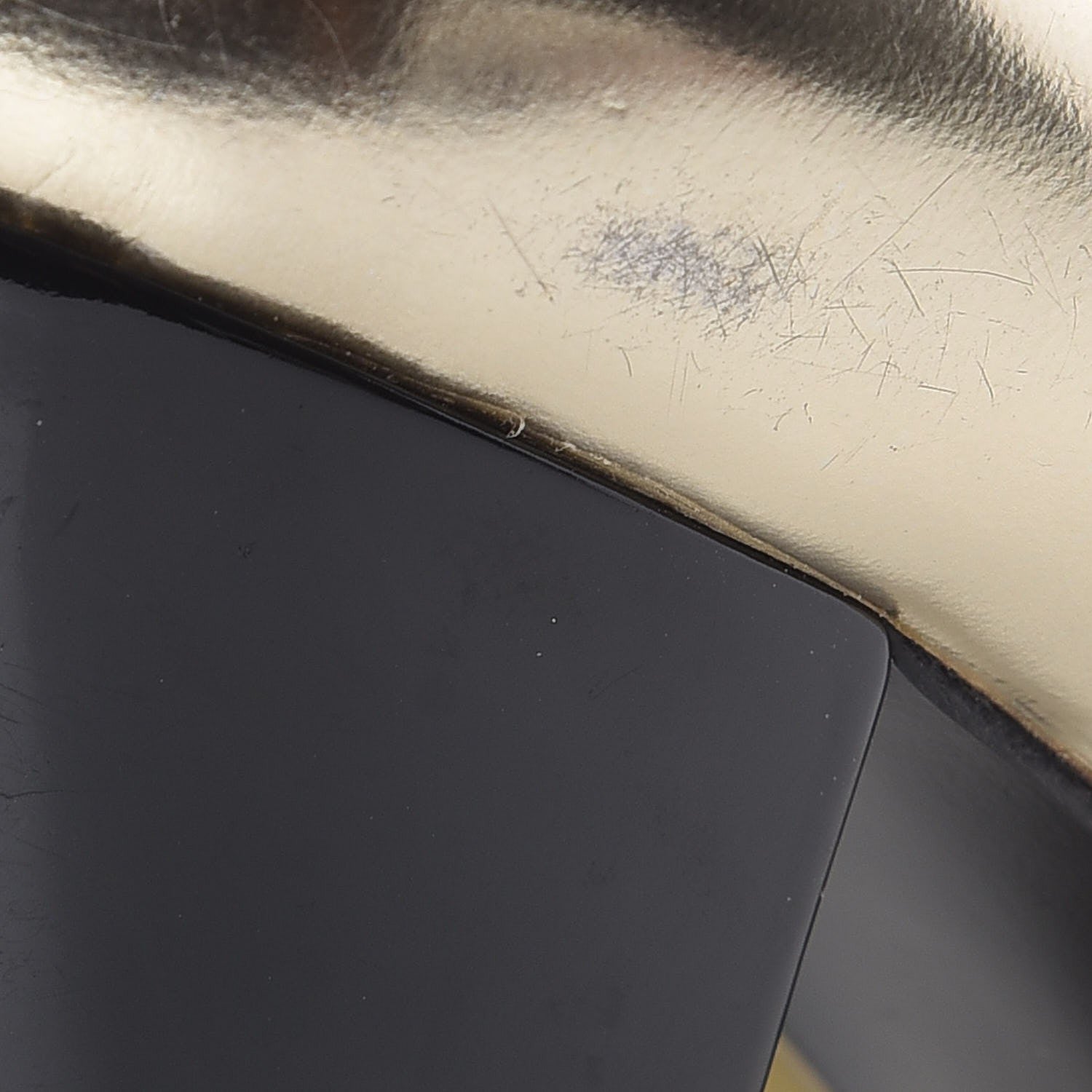 Lanvin Metallic Goatskin Pumps 36.5 Gold 10 of 11
