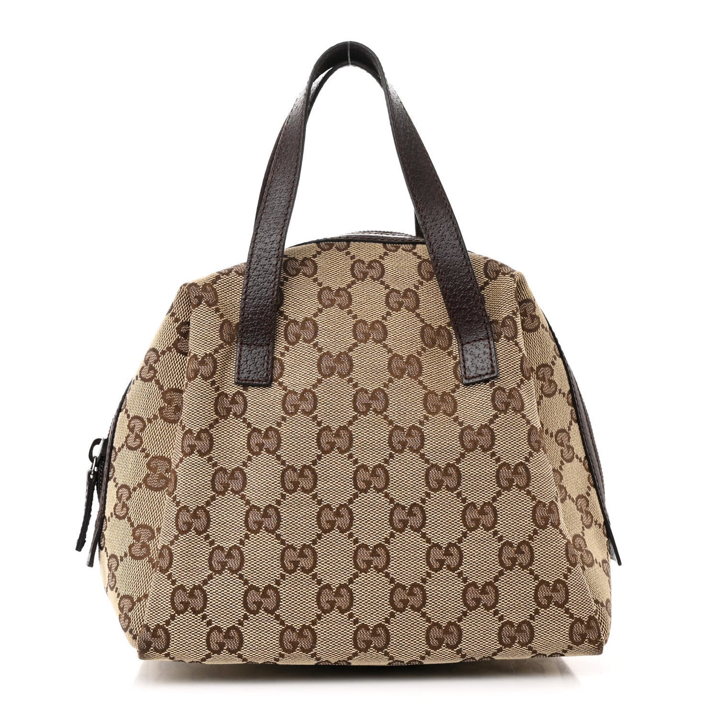 Monogram Calfskin Large Balthus Cosmetic Pouch Beige Ebony Cocoa