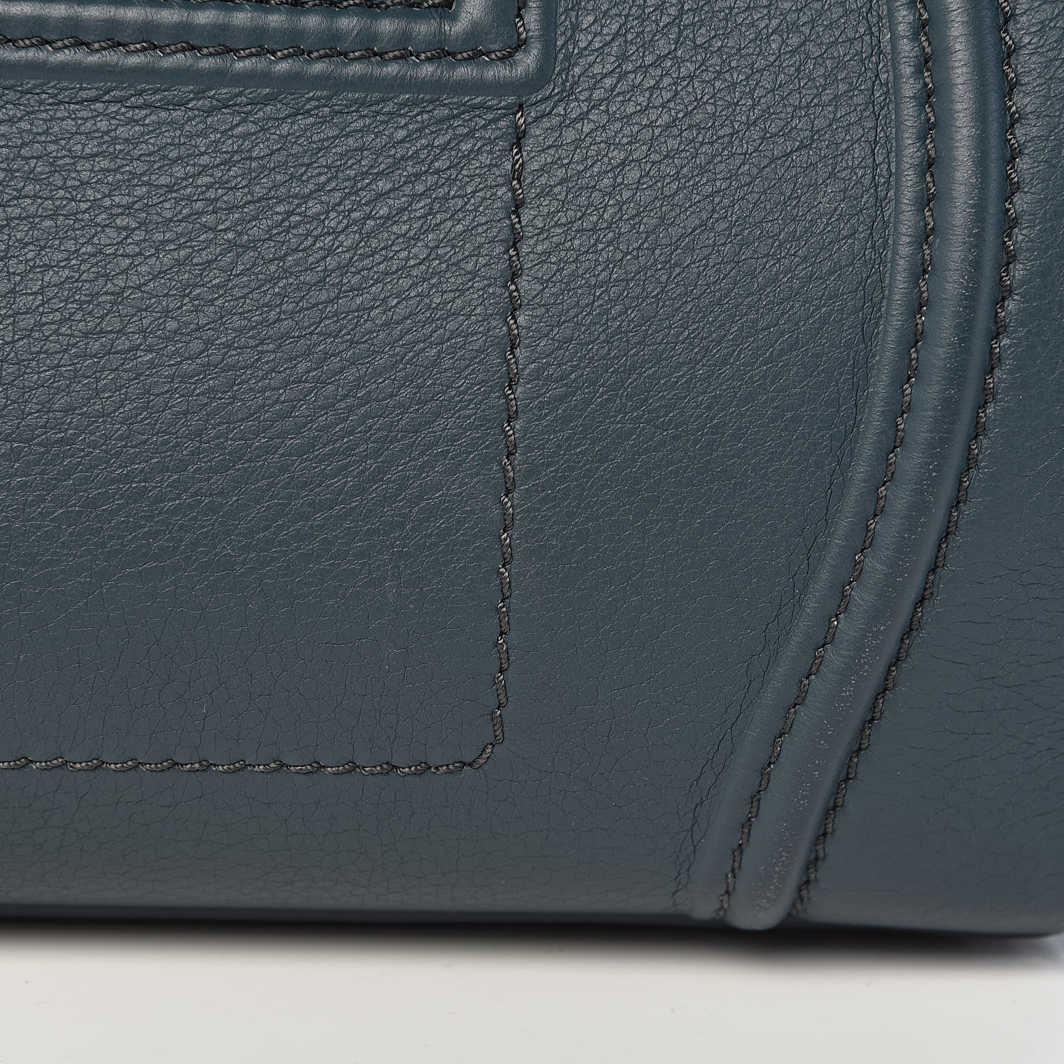 Celine Supple Calfskin Medium Phantom Luggage Blue 9 of 14