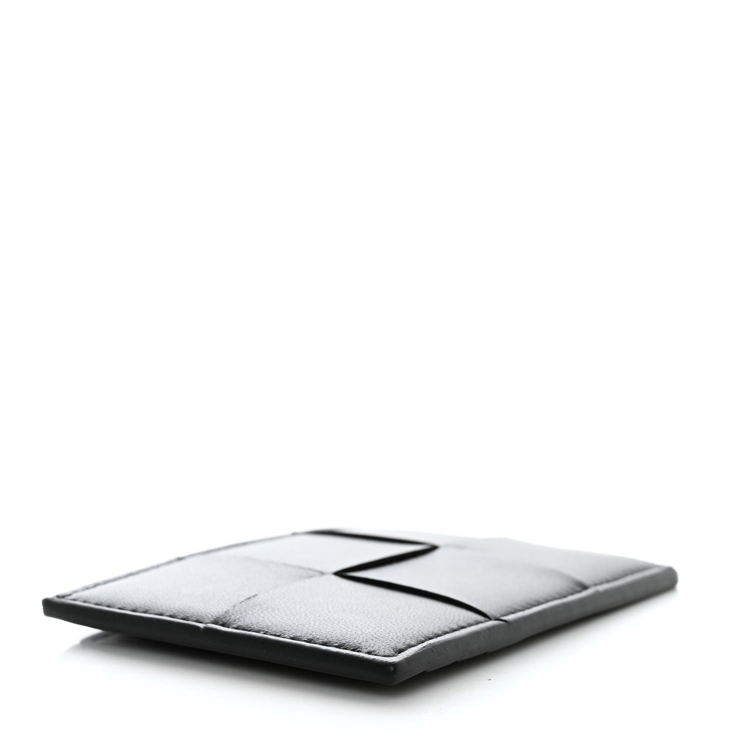 Nappa Maxi Intrecciato Card Holder Black