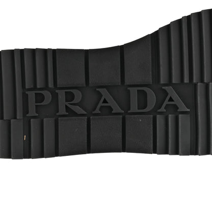 Prada Spazzolato Fume Brogue Derby Loafers 40.5 Bruciato 8 of 11