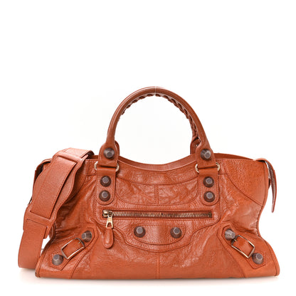 Balenciaga Agneau Giant 21 Rose Gold Hardware Part Time Orange Brulee 1 of 12