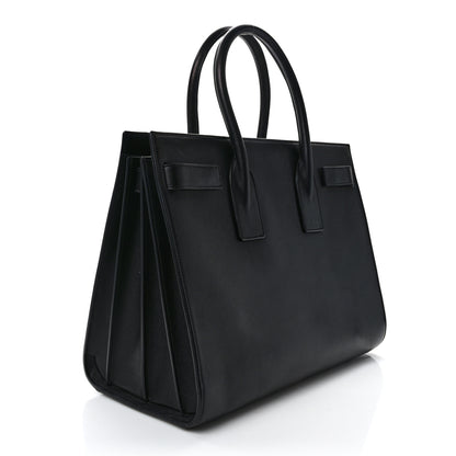 Saint Laurent SAINT LAURENT Calfskin Large Sac De Jour Carryall Black 3 of 10