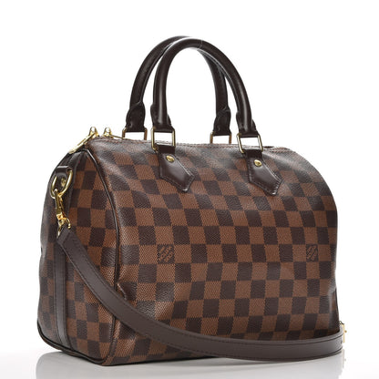 Louis Vuitton Damier Ebene Speedy Bandouliere 25 4 of 10
