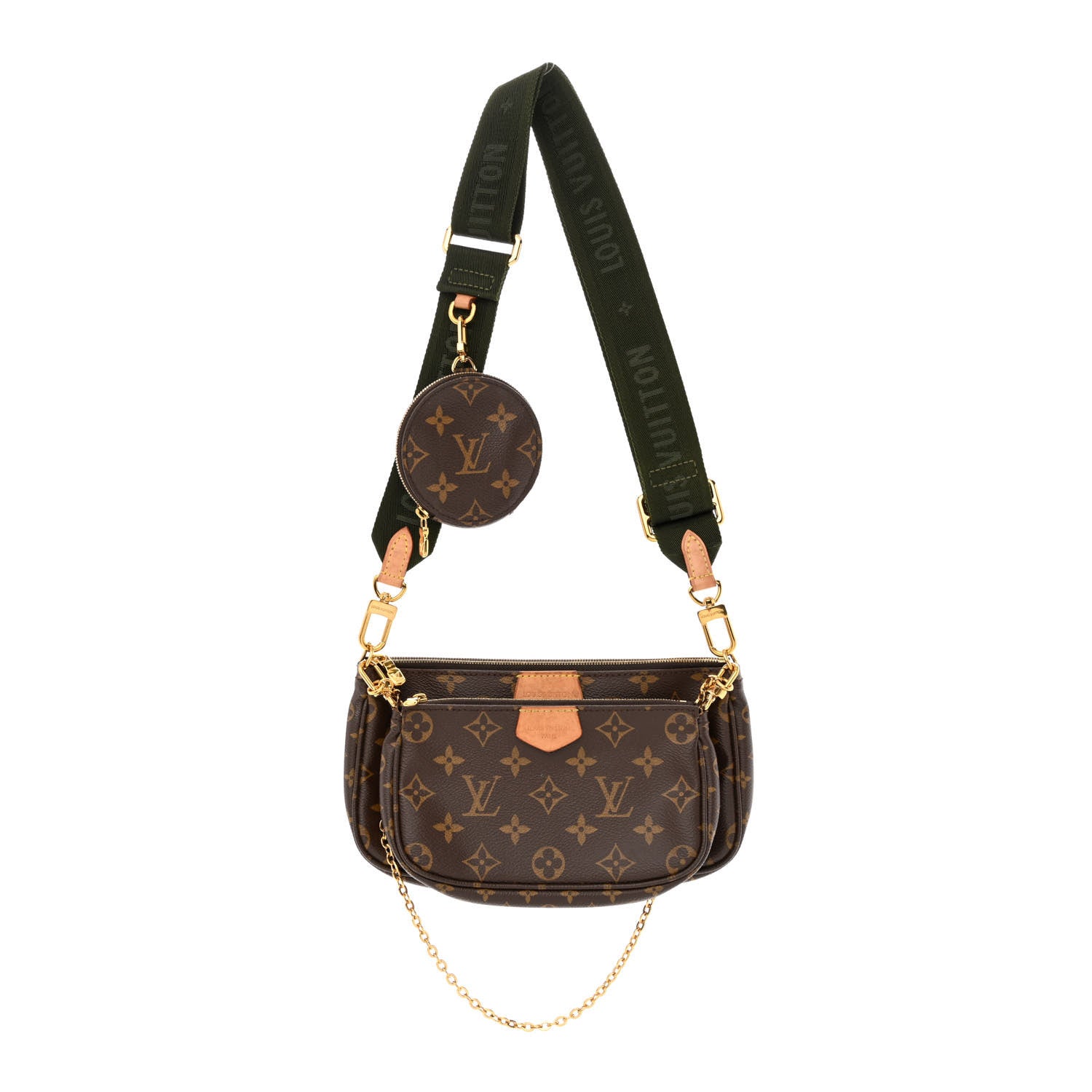 Louis Vuitton Monogram Multi Pochette Accessories Kaki 1 of 14