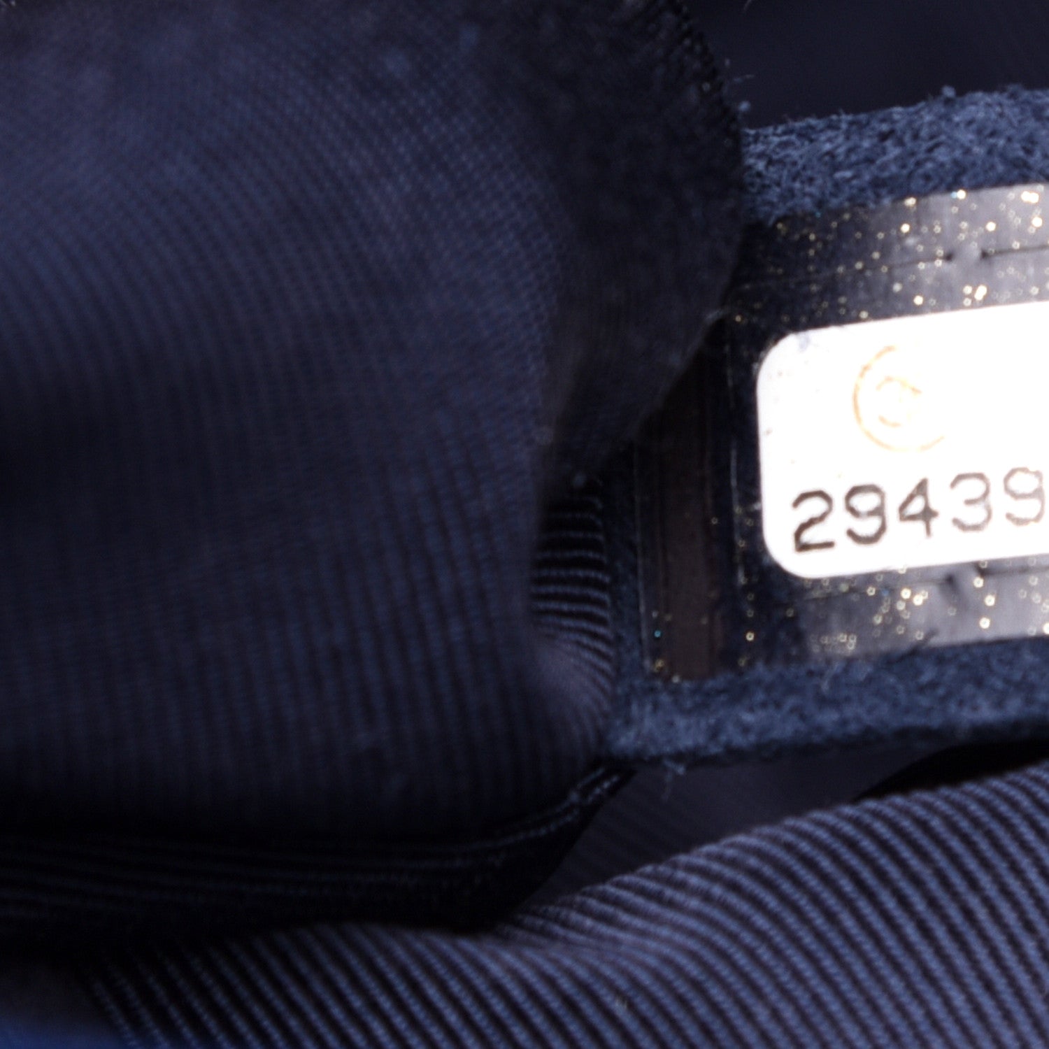 Chanel Goatskin Quilted Medium 19 Flap Dark Blue 9 of 12
