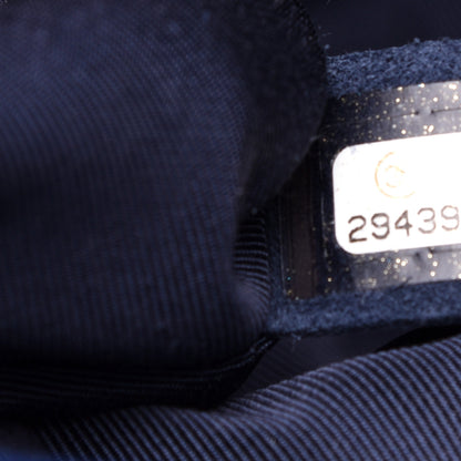 Chanel Goatskin Quilted Medium 19 Flap Dark Blue 9 of 12