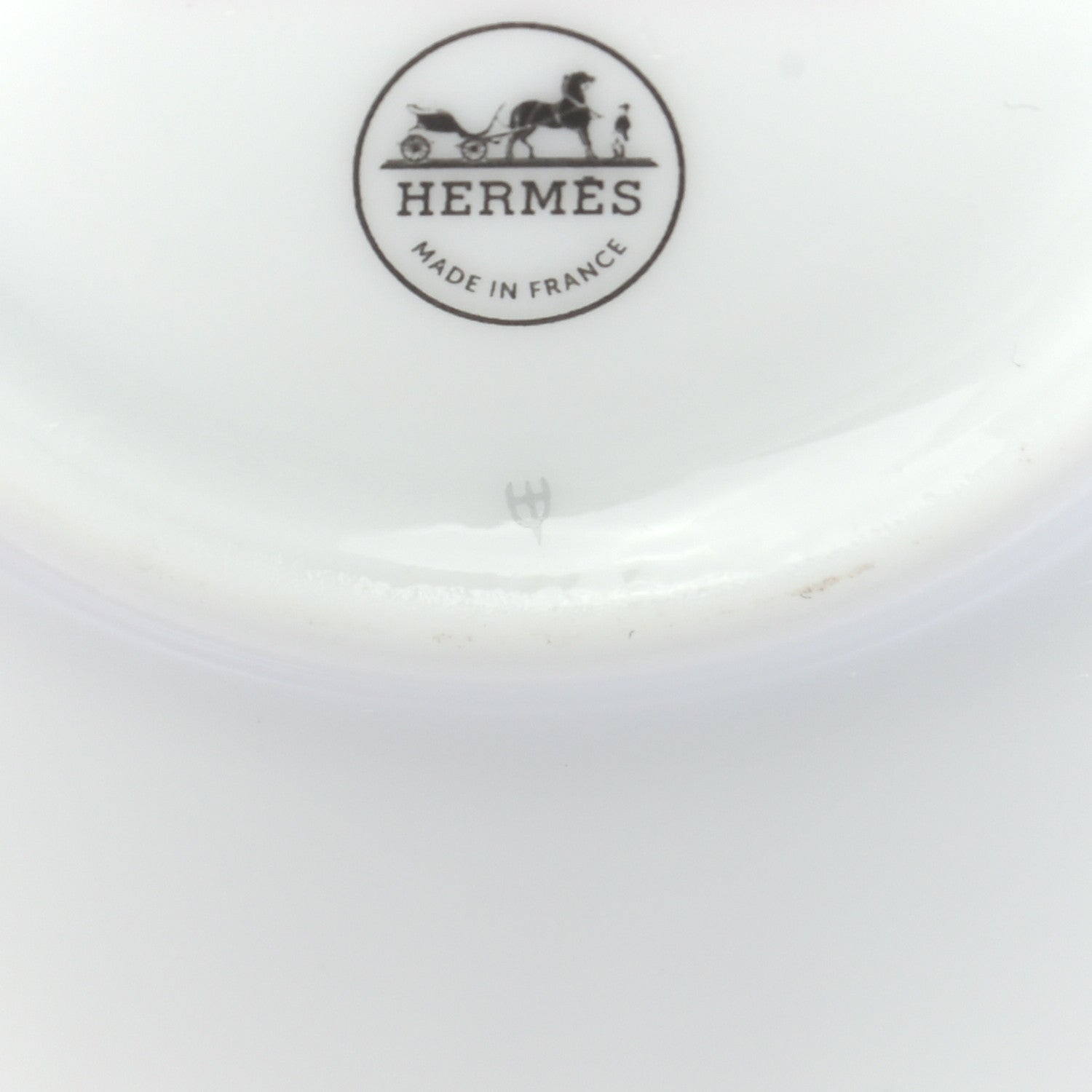 Hermes Porcelain Hippomobile Coffee Cup And Saucer Set Of 2 8 of 9