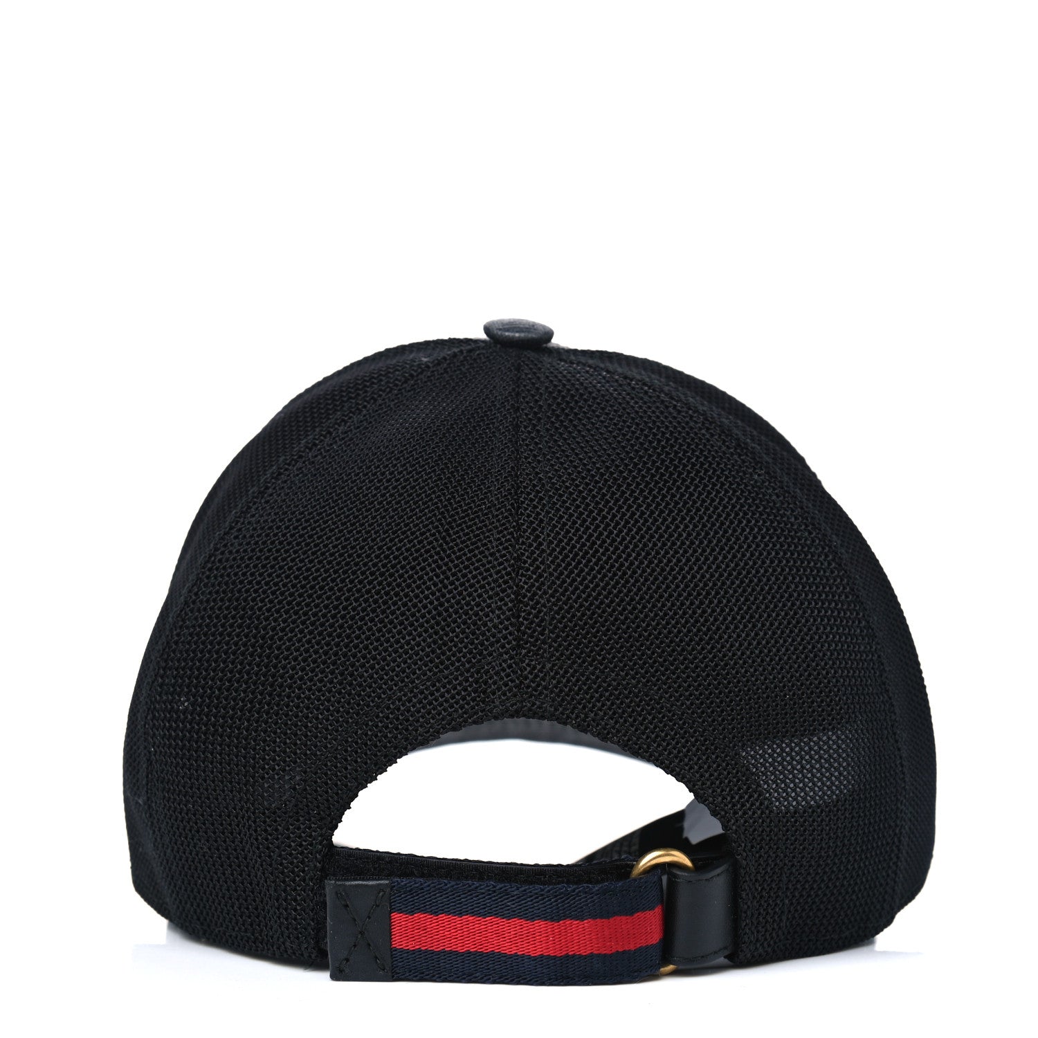 Gucci GG Supreme Monogram Eagle Print Baseball Hat S Black 3 of 4