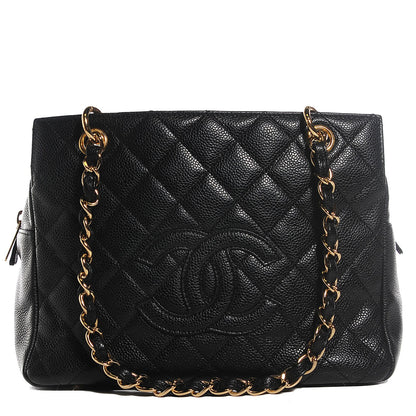 Chanel Caviar Quilted Petit Timeless Tote PTT Black 1 of 7