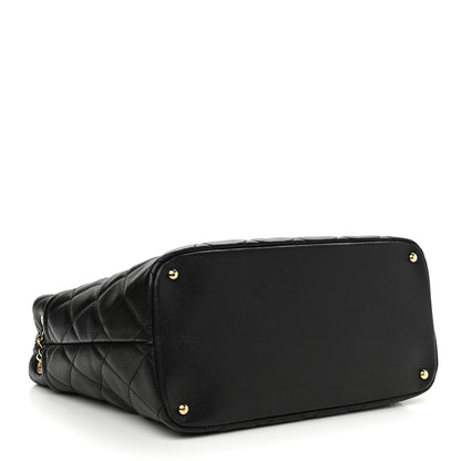 Chanel Caviar Quilted Timeless CC Soft Tote Black 4 of 10