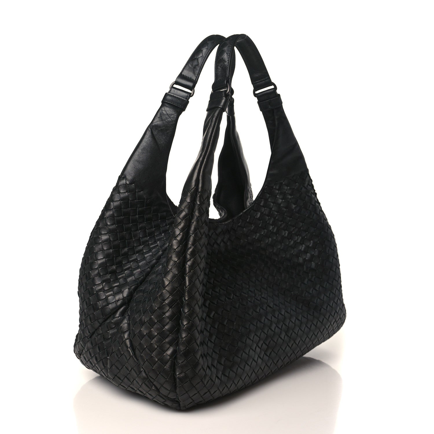 Bottega Veneta Nappa Intrecciato Large Campana Black 3 of 10