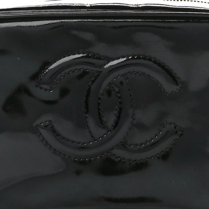 Chanel Patent Timeless CC Cosmetic Pouch Black 9 of 11