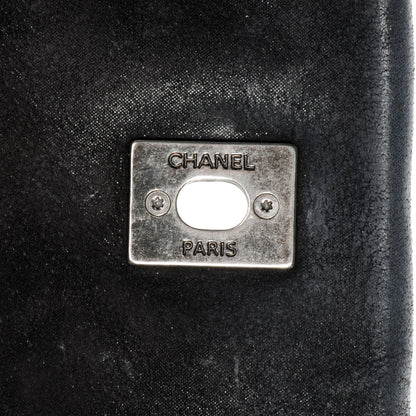 Chanel Iridescent Calfskin New Bubble Large Flap Dark Grey 9 of 9
