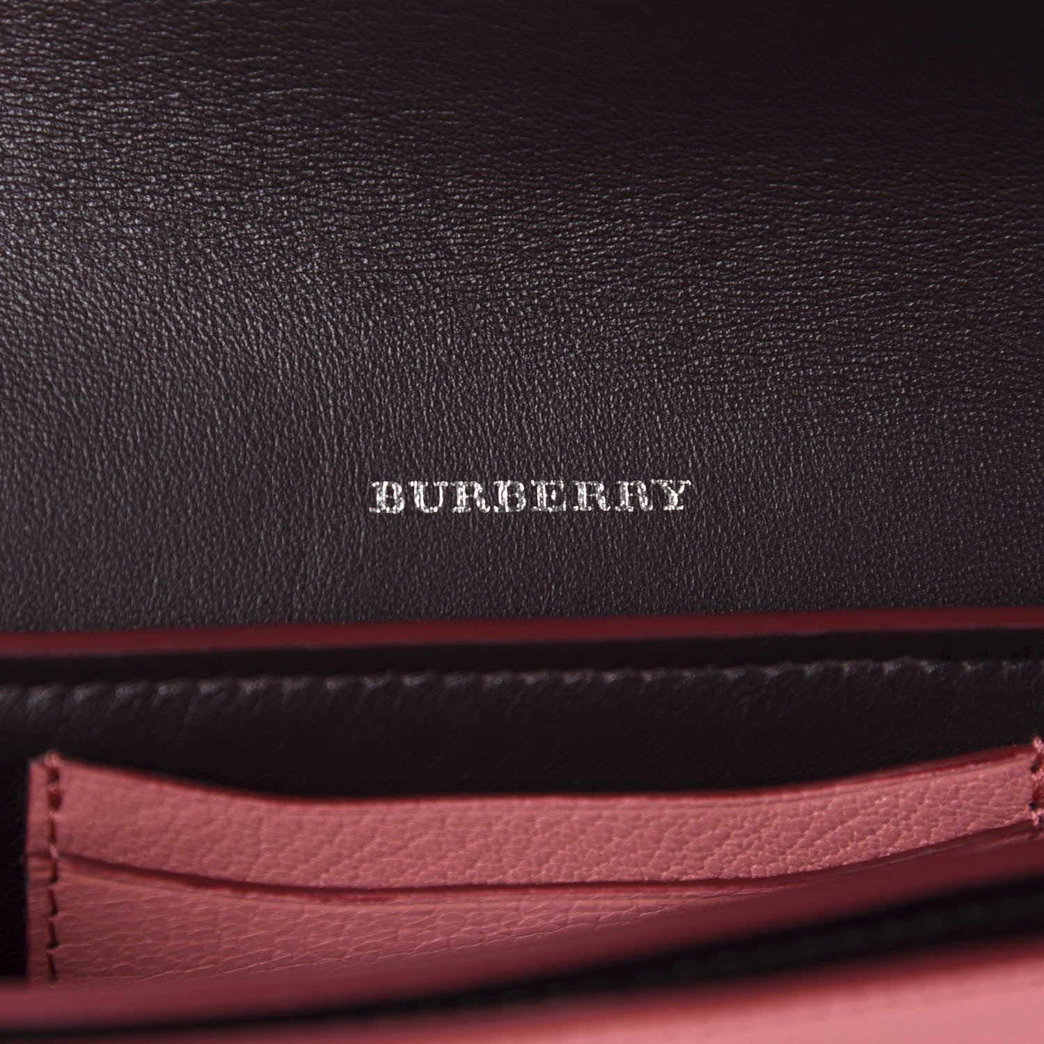 Burberry Goatskin Mini D-Ring Bag Bright Coral Pink 8 of 9