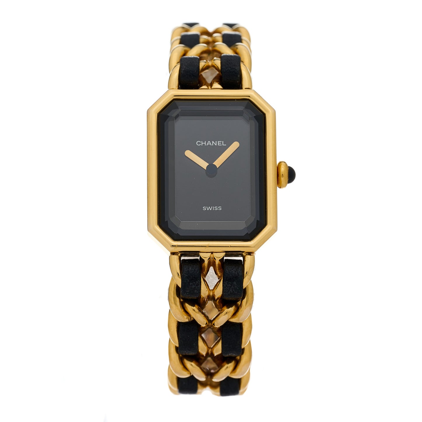 Stainless Steel Lambskin 20mm Chain Premiere Quartz Watch Gold M