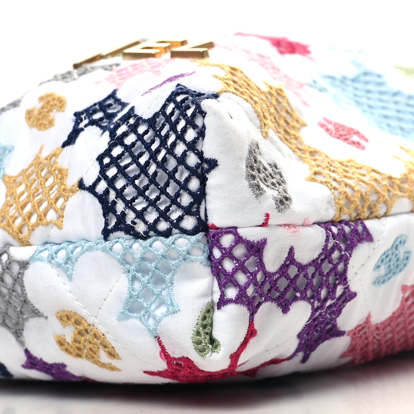 Lace Patchwork Mini Chanel 22 Multicolor