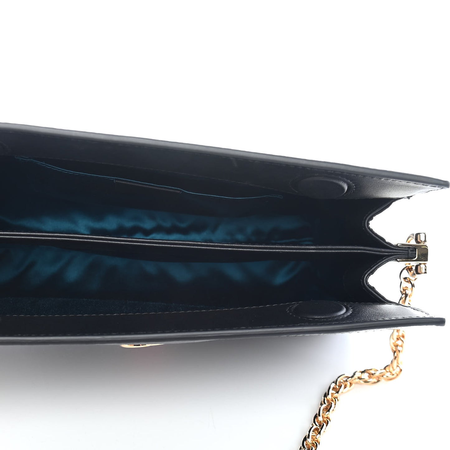 Suede Patent GG Web Small Ophidia Chain Shoulder Bag Black