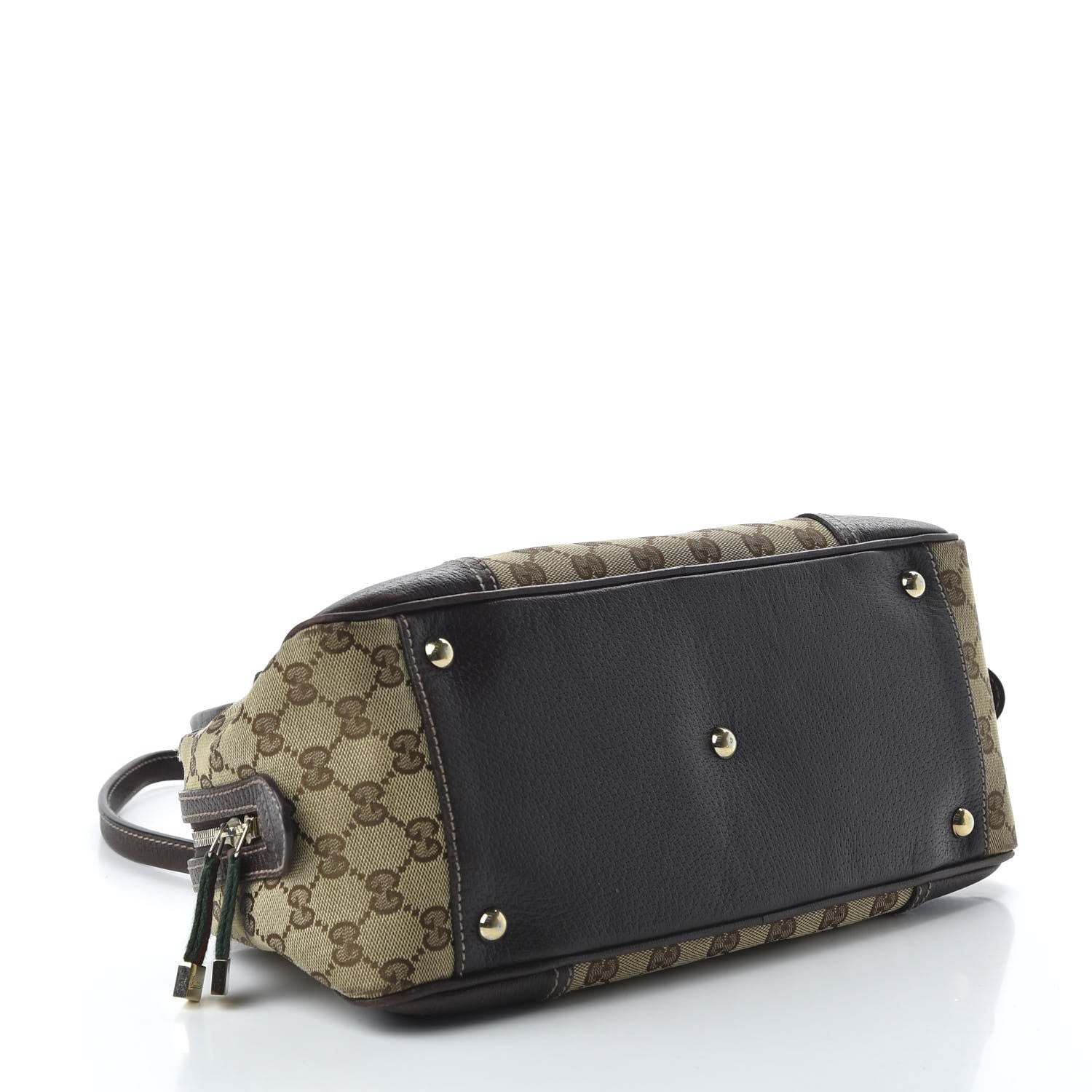 Gucci Monogram Small Princy Satchel Dark Brown 5 of 14