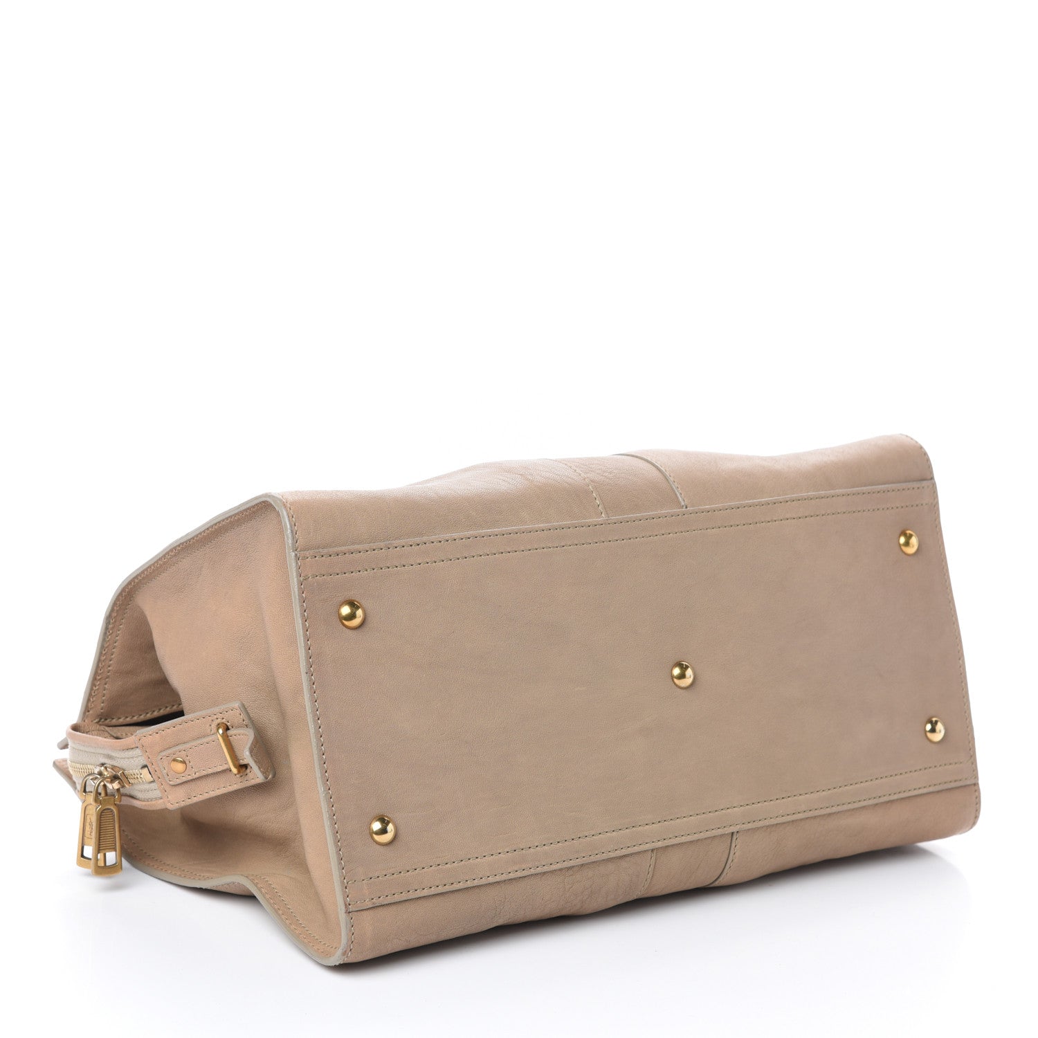 Saint Laurent Sheepskin Medium Cabas ChYc Beige 4 of 15