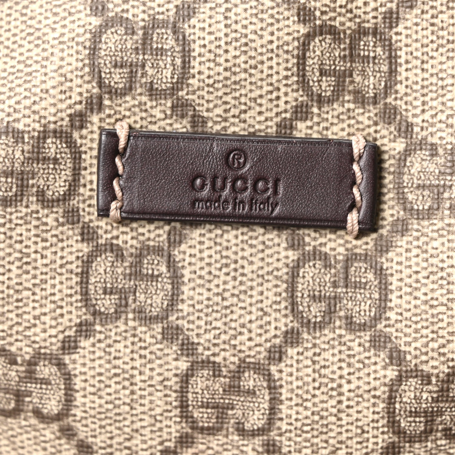 Gucci GG Supreme Monogram Medium Double Handle Briefcase Dark Brown 6 of 10