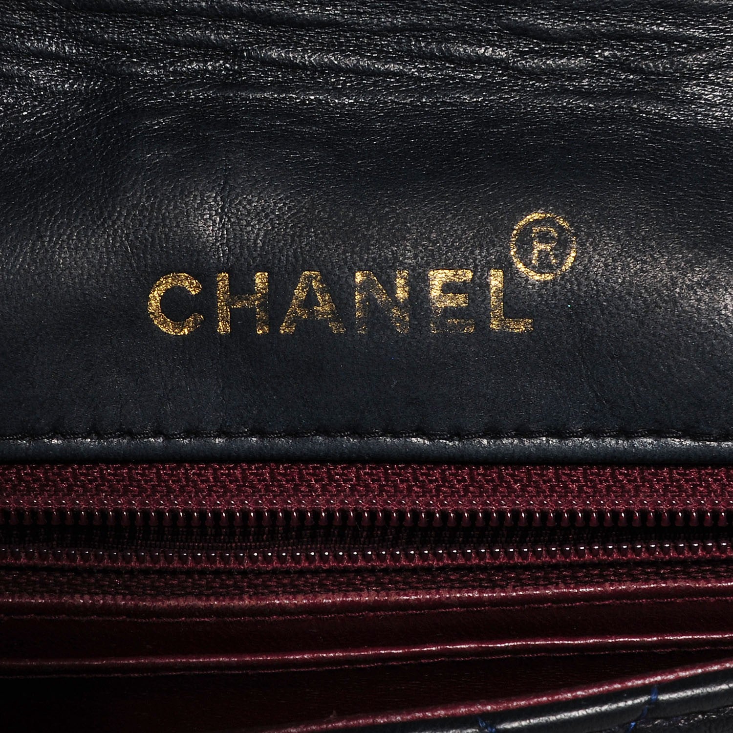 Chanel Lambskin Quilted Mini Flap Navy 6 of 8