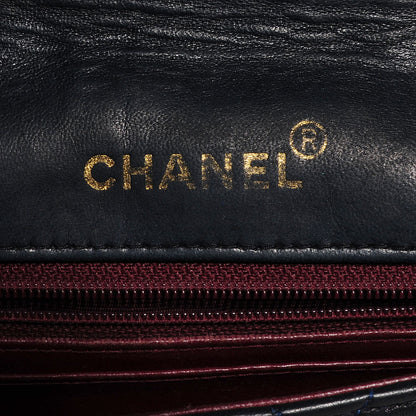 Chanel Lambskin Quilted Mini Flap Navy 6 of 8