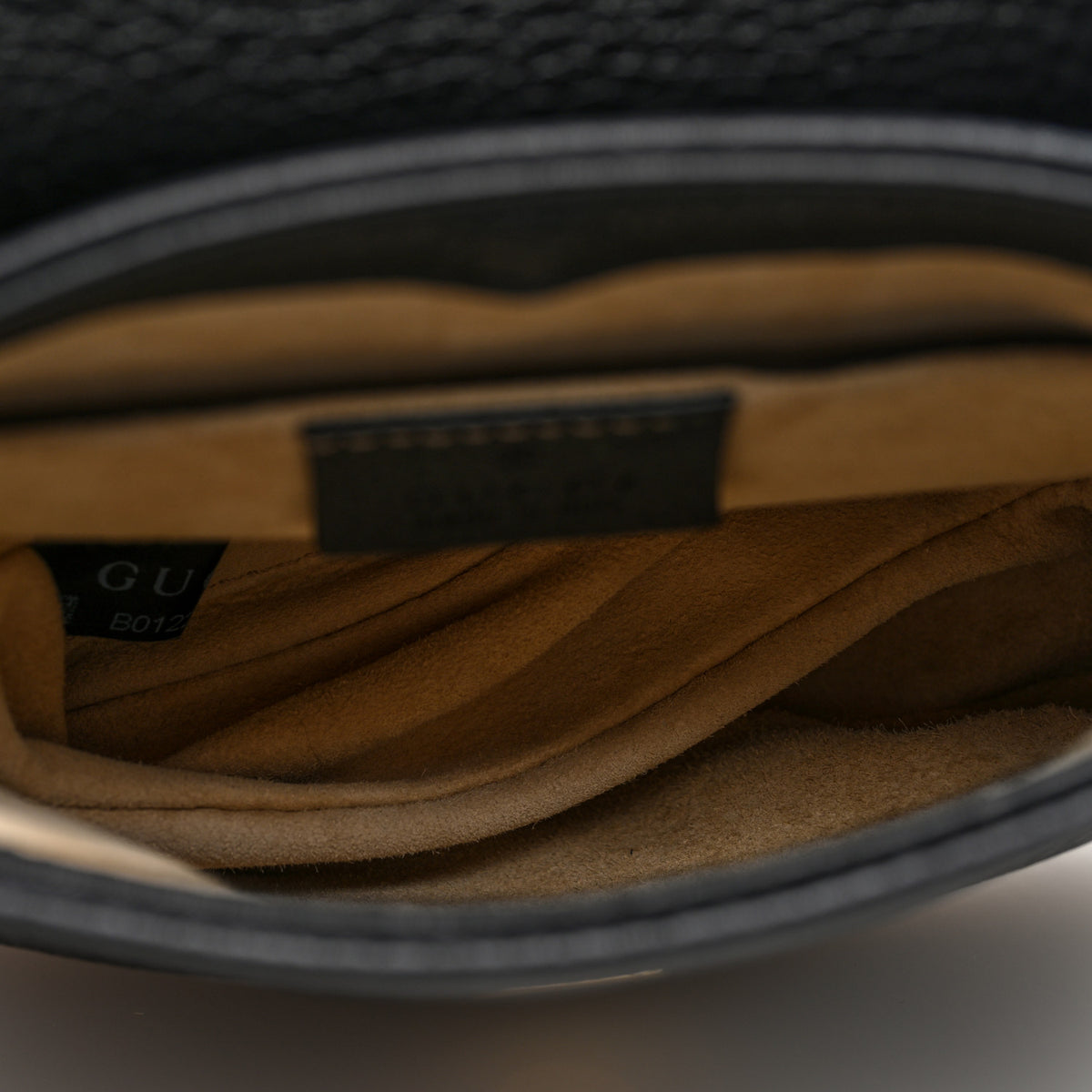 Pebbled Calfskin Small 1973 Chain Shoulder Bag Black