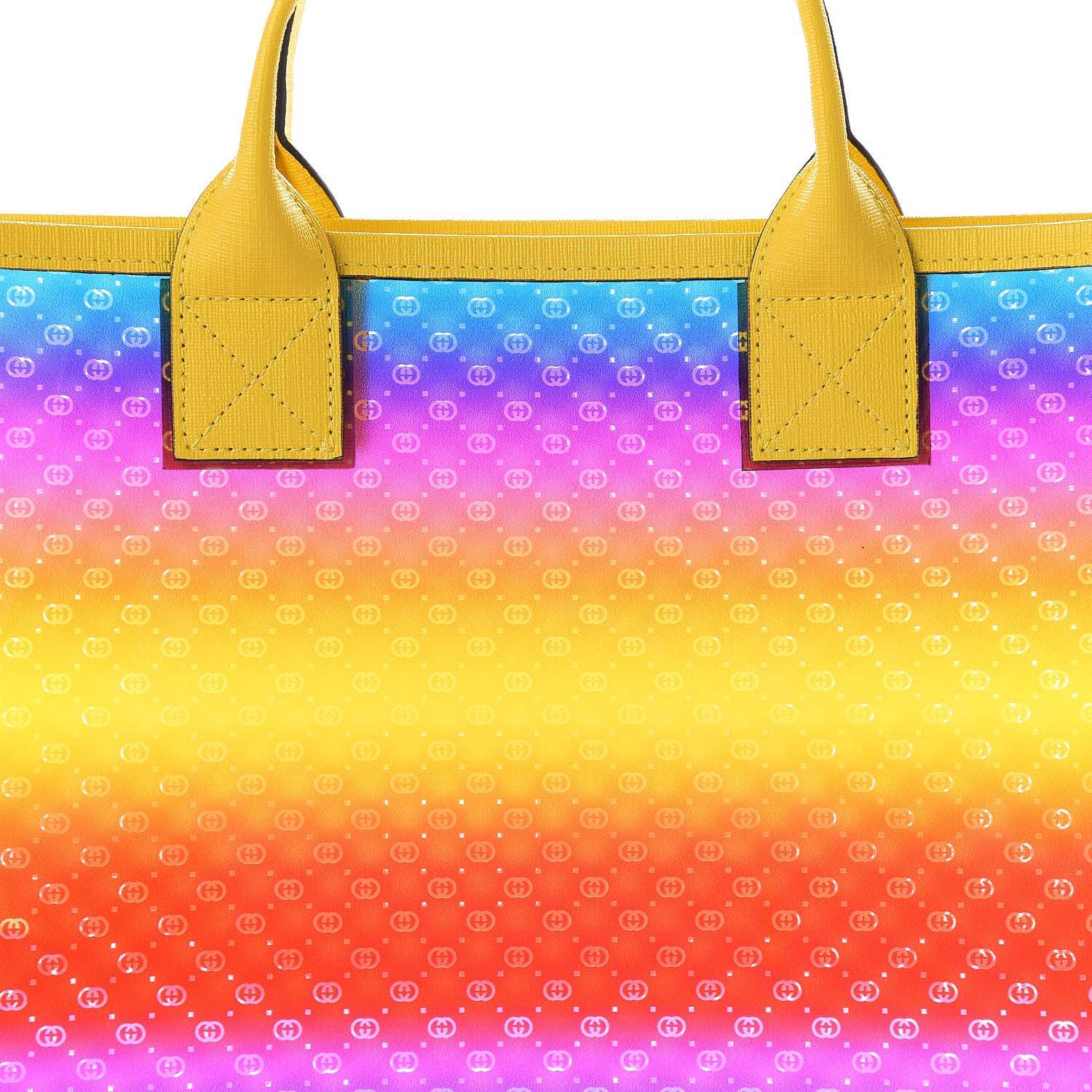 Gucci Textured Vinyl Kids GG Tote Multicolor 9 of 9