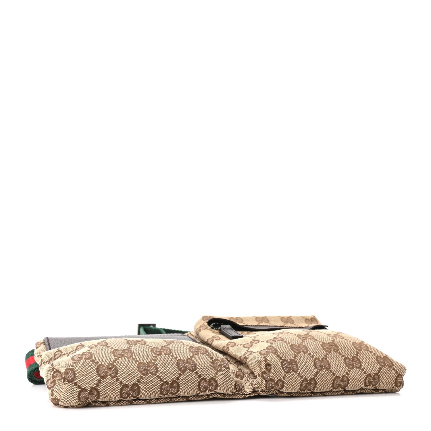 Gucci Monogram Web Belt Bag Dark Brown 4 of 10