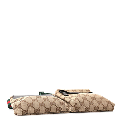 Gucci Monogram Web Belt Bag Dark Brown 4 of 10