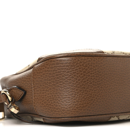 Gucci Monogram Mini Bree Messenger Bag Beige Tabacco 9 of 11