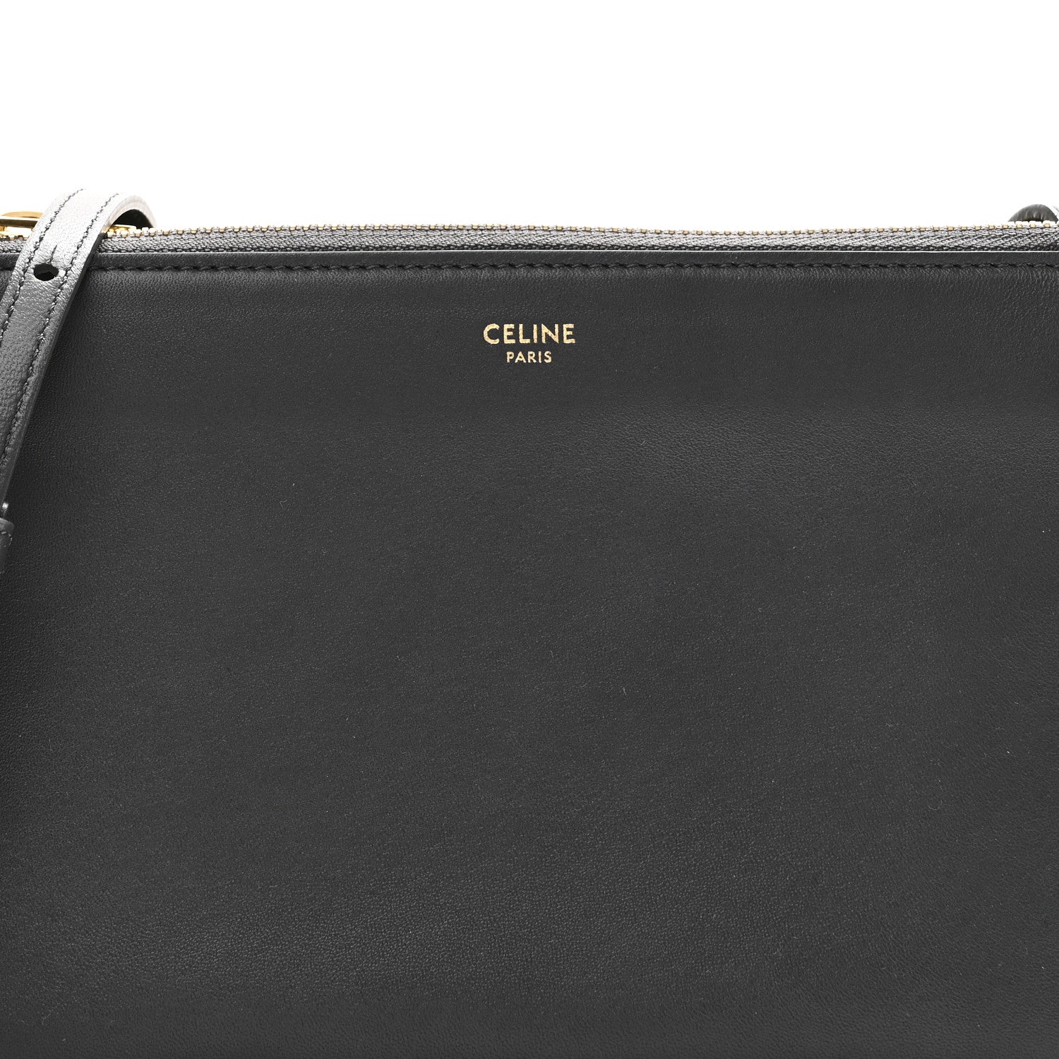 Celine Lambskin Small Trio Crossbody Bag Medium Grey 10 of 12