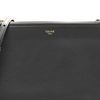 Celine Lambskin Small Trio Crossbody Bag Medium Grey 10 of 12