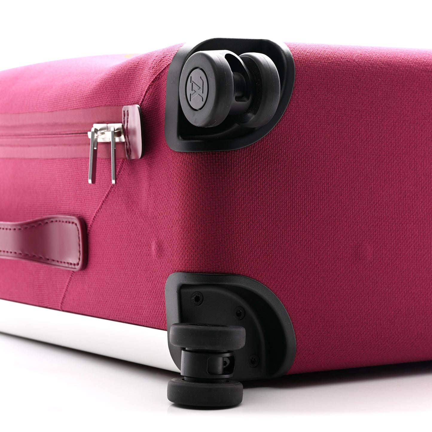 Knit Monogram Horizon Soft 55 Suitcase Fuchsia