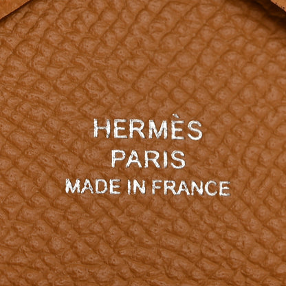Hermes Epsom Calvi Duo Card Case Biscuit 6 of 8