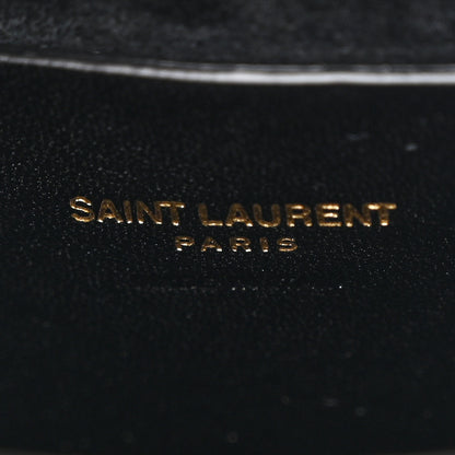Saint Laurent Patent Calfskin Le 5 A 7 Mini Hobo Black 6 of 11