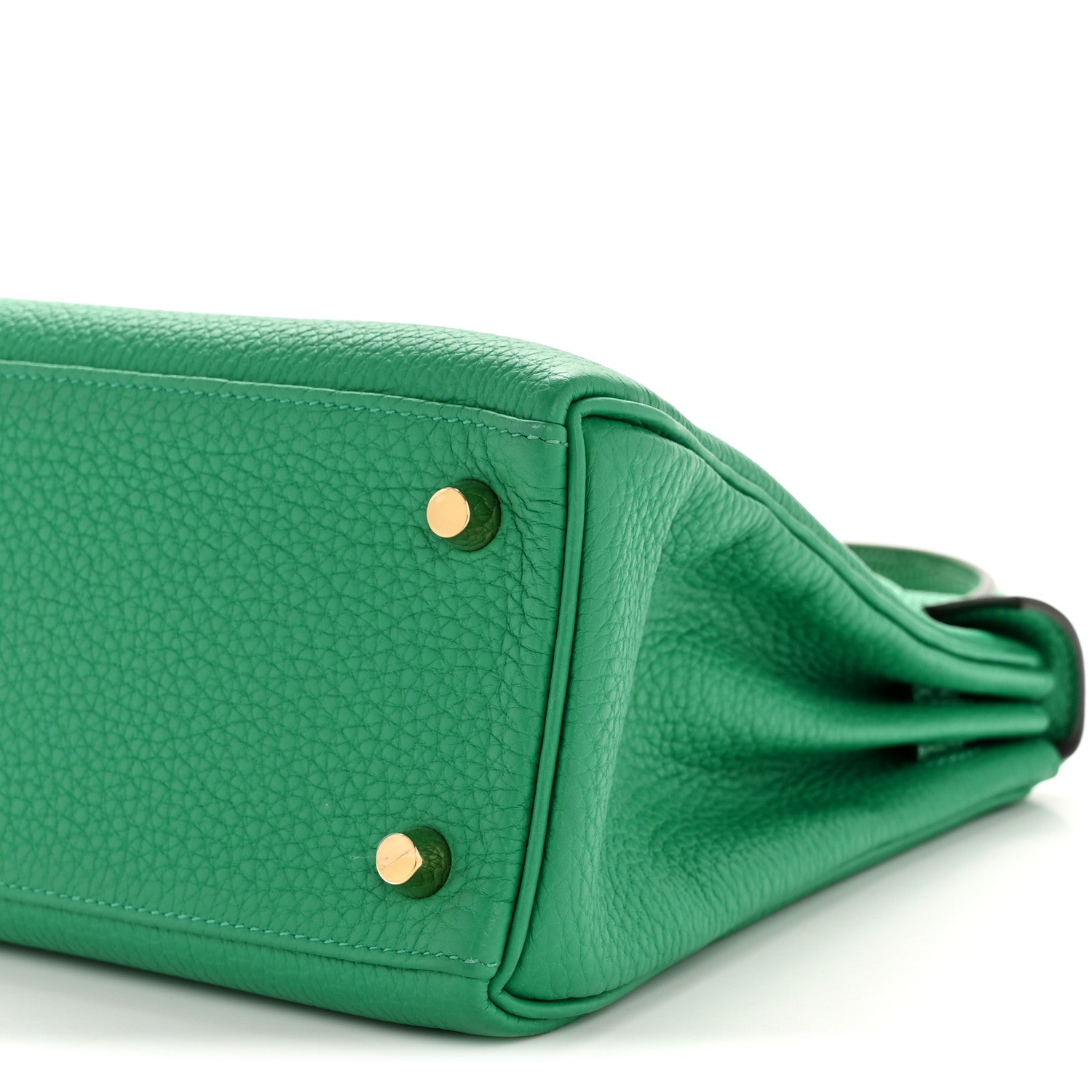 Hermes Togo Lizard Kelly Retourne Touch 25 Menthe 10 of 12
