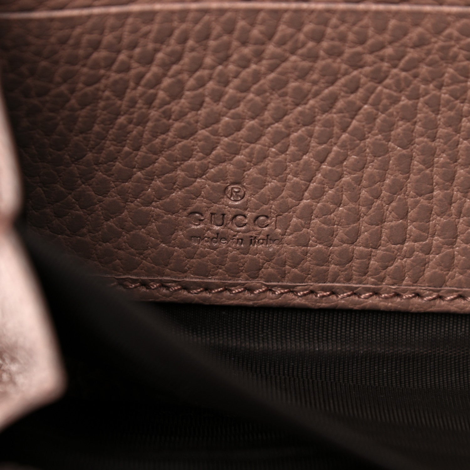 Gucci Dollar Calfskin GG Supreme Monogram GG Marmont Zip Around Wallet Porcelain Rose Beige Ebony 8 of 10