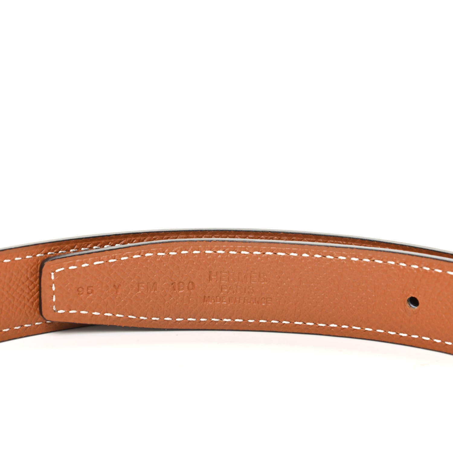 Hermes Swift Epsom 24mm Mini Constance H Belt 95 Black Gold 3 of 6
