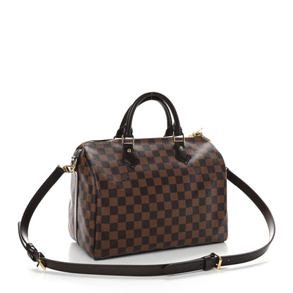 Louis Vuitton Damier Ebene Speedy Bandouliere 30 3 of 9