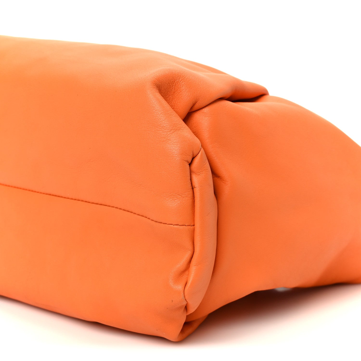 Bottega Veneta Smooth Butter Calfskin Small The Shoulder Pouch Light Orange 10 of 10