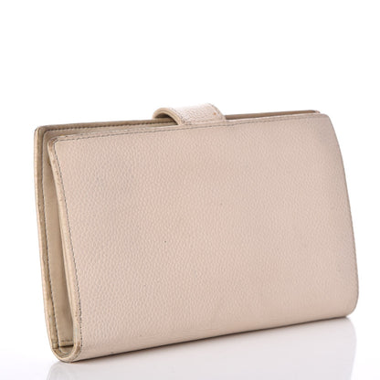 Chanel Caviar Timeless CC French Wallet White 3 of 14