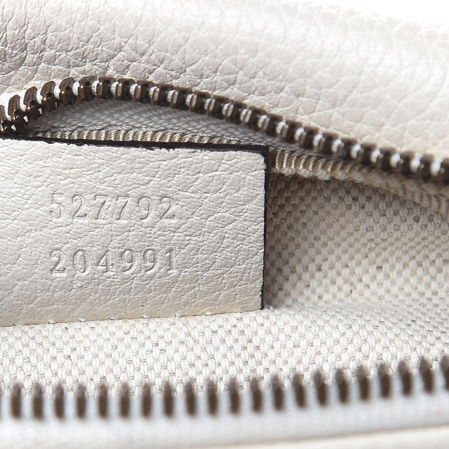 Gucci Grained Calfskin Small Logo Belt Bag White 7 of 12