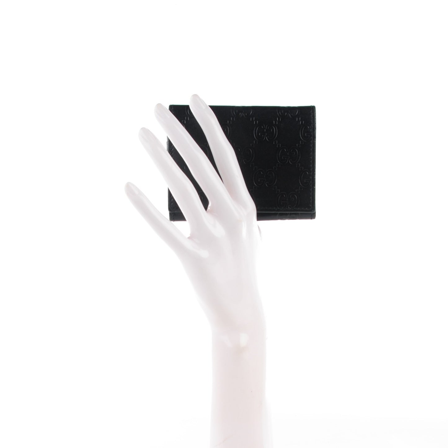Guccissima Card Case Black