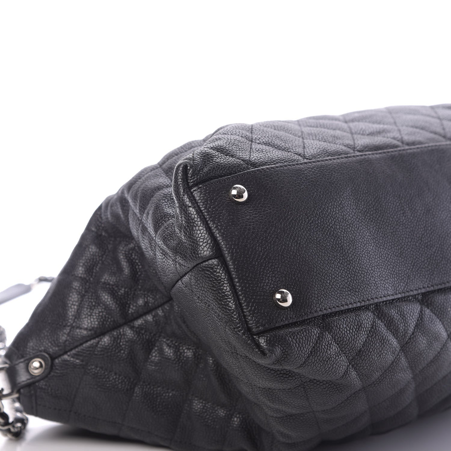 Chanel Caviar Quilted French Riviera Hobo Black 6 of 13