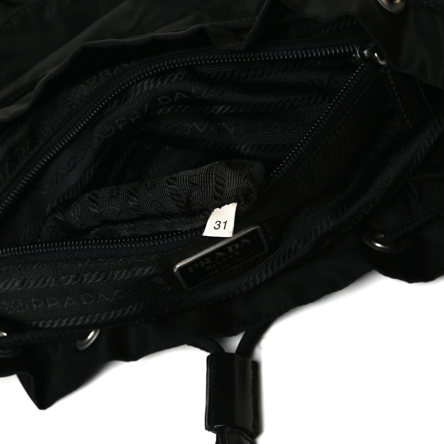Nylon Vela Small Backpack Black